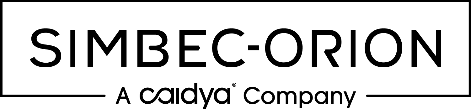 SIMBEC-ORION A Caidya Company Logo (Black)